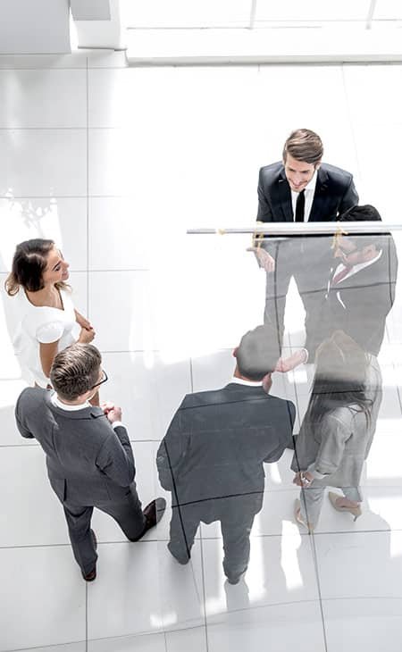group of people in a job interview