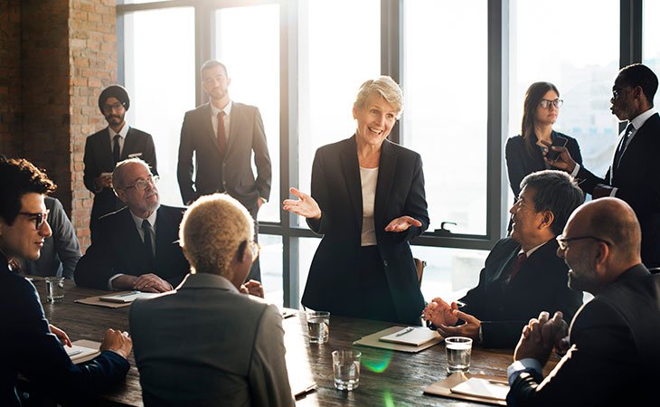 Program Manager Job Description: Essential Skills Guide Independent Recruiter LLC | Staffing Agency office-full-people-woman-speech