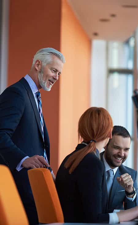 man-talking-employees